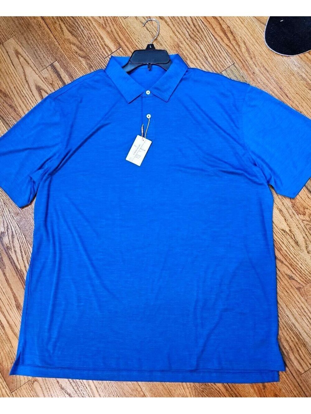 Peter Millar Crown Sport Featherweight UPF 50+ Polo Shirt XXL Blue